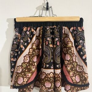 Floral Paisley Women's Skort